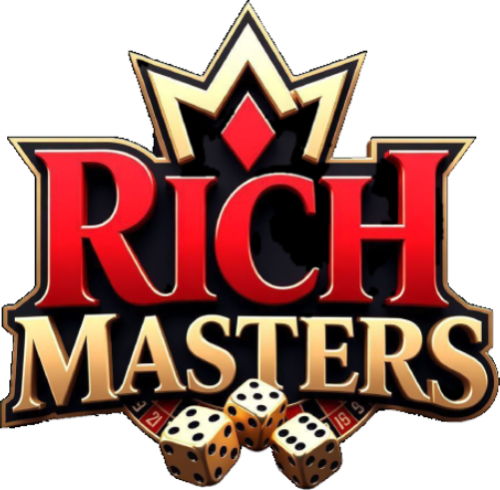 Rich Master Casino logo with gold crown icon
